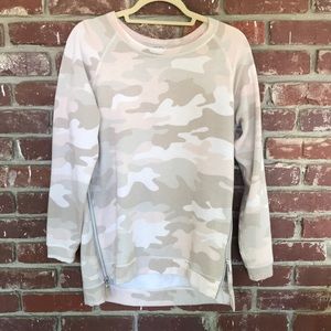 stella and dot camo sweatshirt